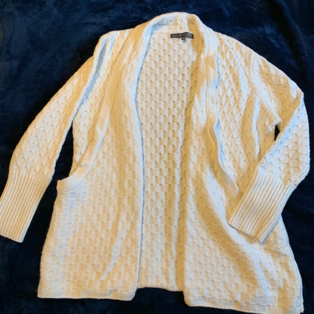 Cable knit cardigan